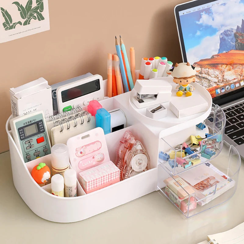 Clearance_Table Makeup Storage Box Cosmetic Storage Organizer Jewelry Nail Polish Dormitory Makeup Container Desktop Sundries St