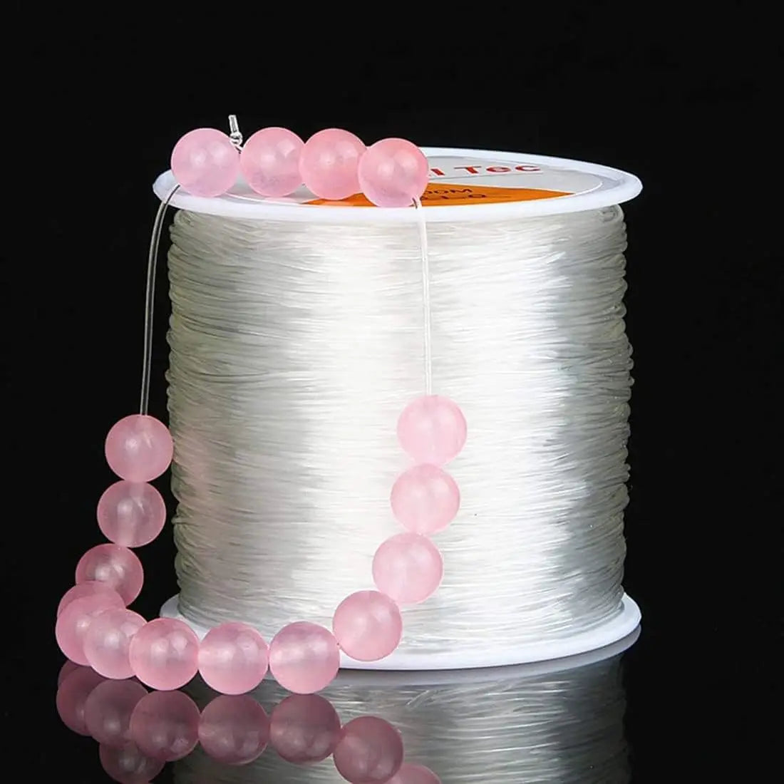 Transparent*100mDiy Jewelry Crystal Elastic Thread Bracelet Thread TPU Beaded Crystal Elastic Thread