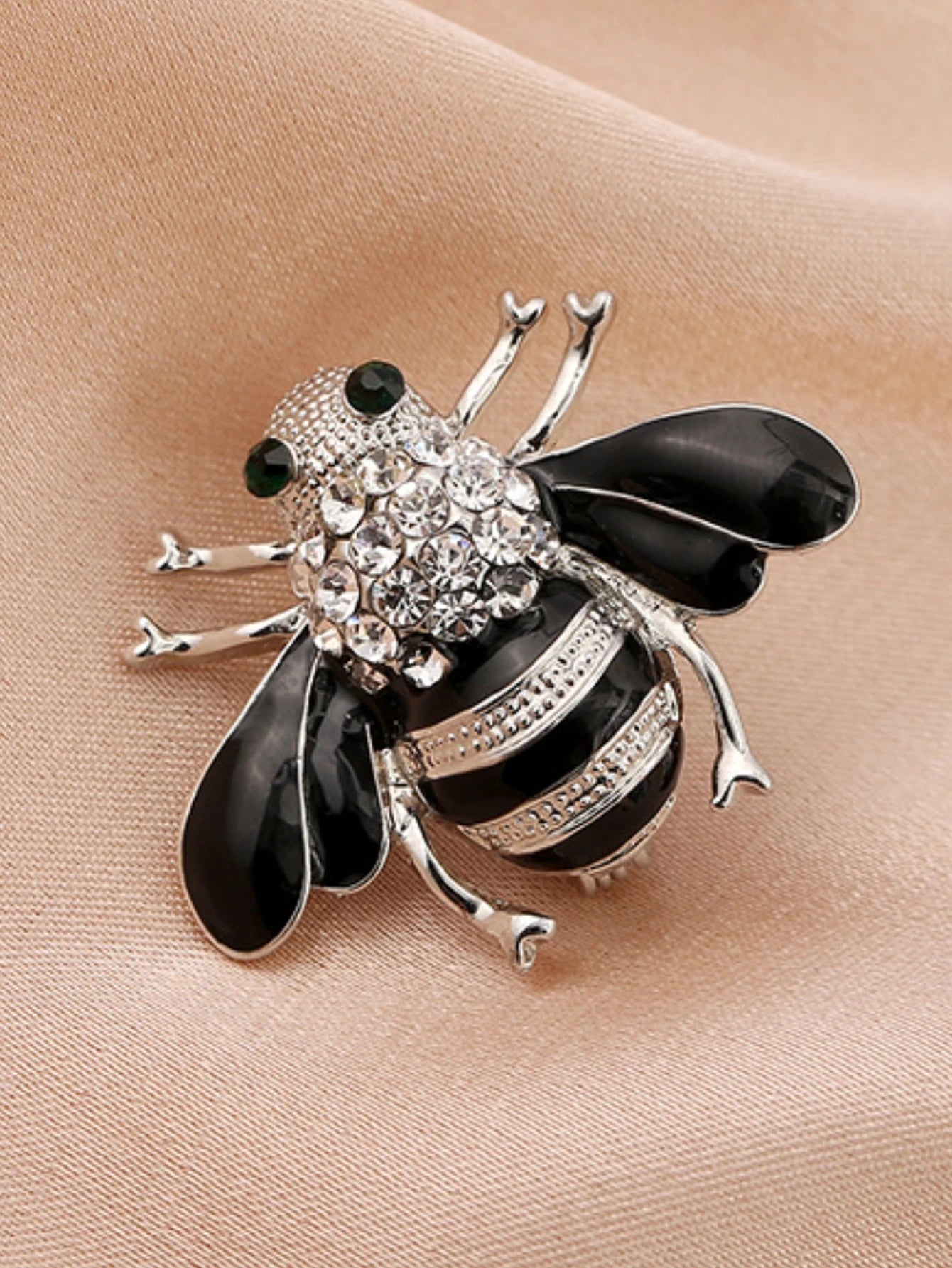 1PC Women's Fashion Trend Personalized Imitation Pearl Bee Brooch Pin Jewelry Suitable for Outdoor Dating, Party, Festival Gifts